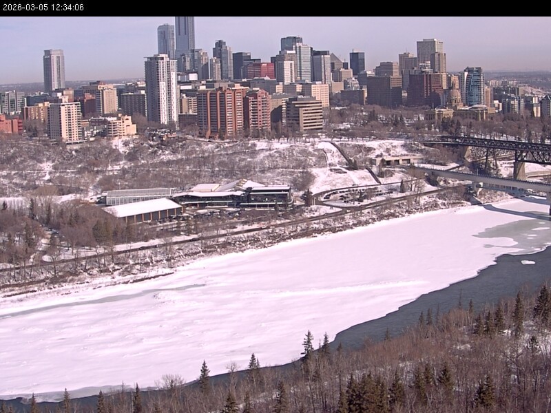 Archiv Foto Webcam Panoramablick auf das River Valley und die Skyline von Edmonton