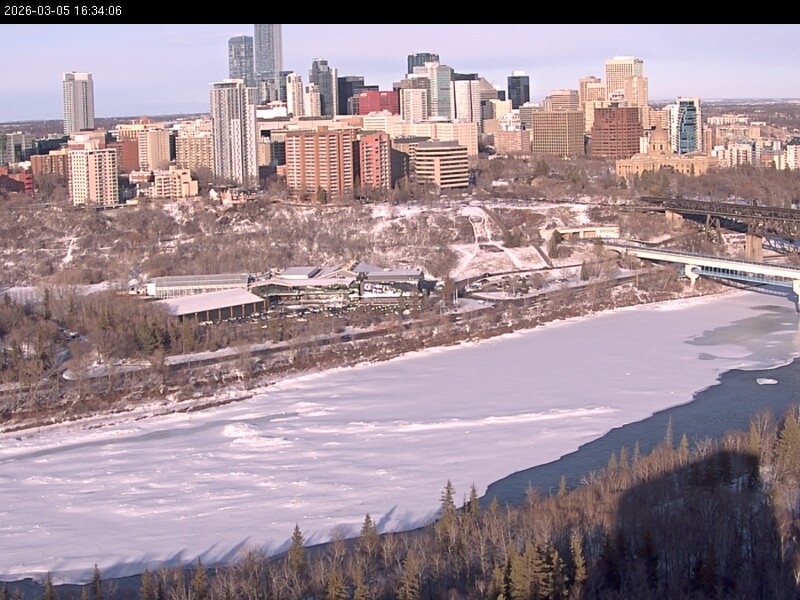Archiv Foto Webcam Panoramablick auf das River Valley und die Skyline von Edmonton