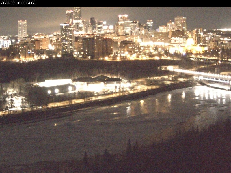 Archiv Foto Webcam Panoramablick auf das River Valley und die Skyline von Edmonton