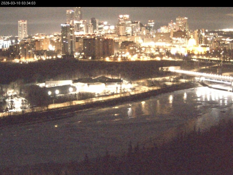 Archiv Foto Webcam Panoramablick auf das River Valley und die Skyline von Edmonton