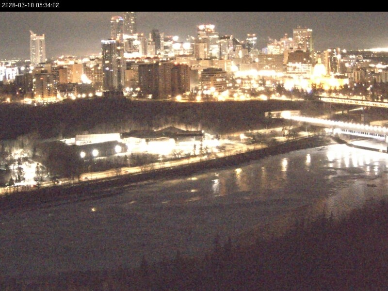 Archiv Foto Webcam Panoramablick auf das River Valley und die Skyline von Edmonton