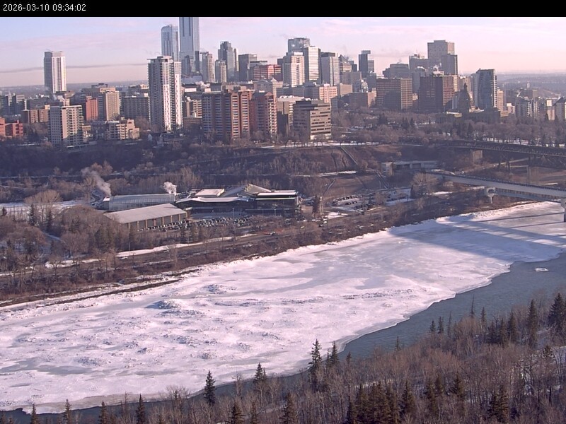 Archiv Foto Webcam Panoramablick auf das River Valley und die Skyline von Edmonton