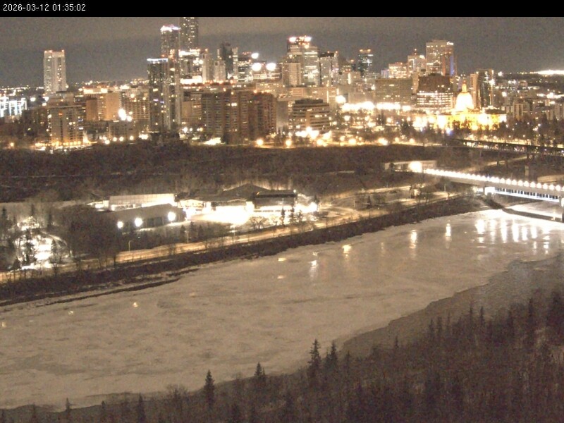 Archived image Webcam Edmonton: View Skyline