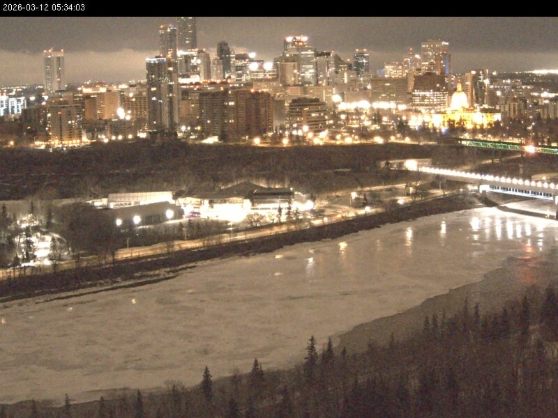 Archived image Webcam Edmonton: View Skyline