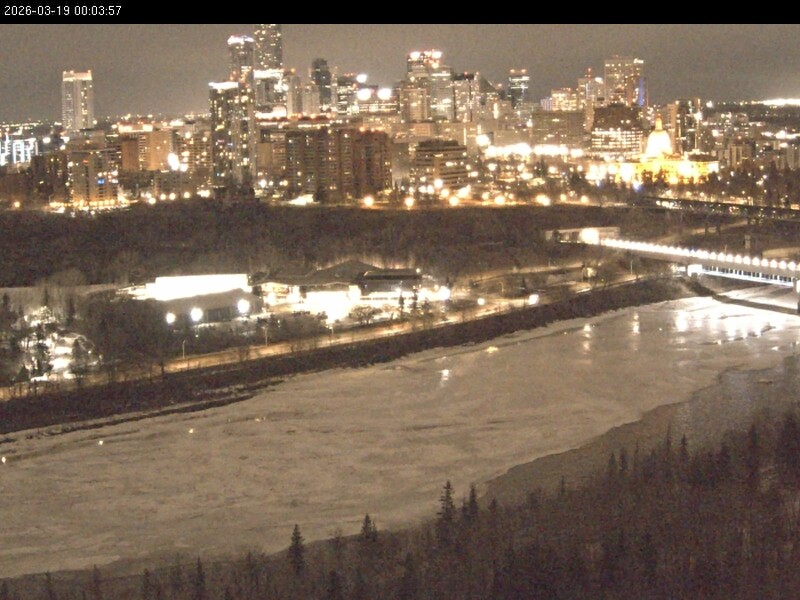Archiv Foto Webcam Panoramablick auf das River Valley und die Skyline von Edmonton