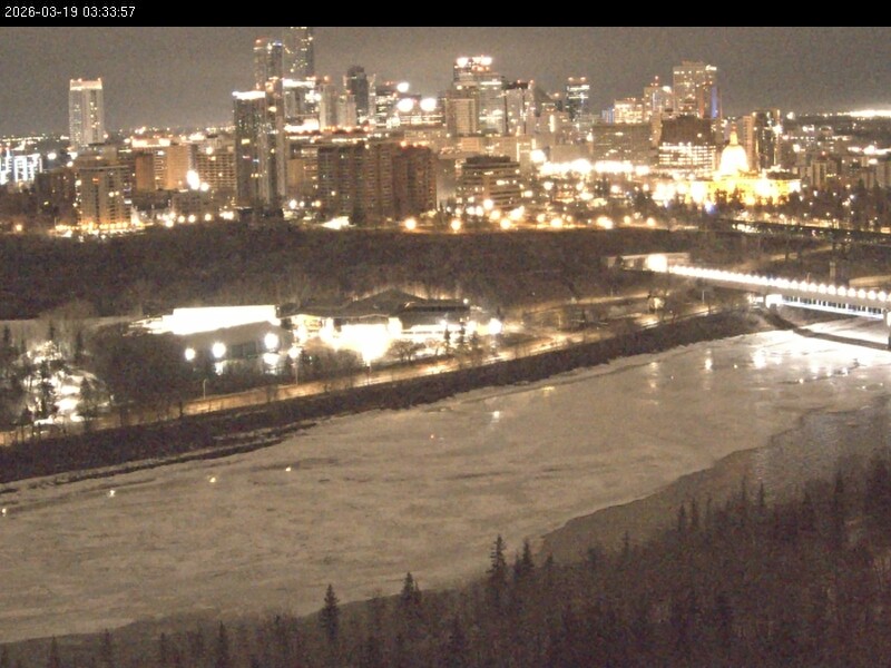 Archiv Foto Webcam Panoramablick auf das River Valley und die Skyline von Edmonton