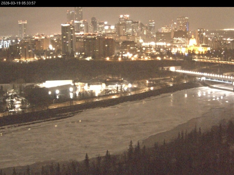 Archiv Foto Webcam Panoramablick auf das River Valley und die Skyline von Edmonton