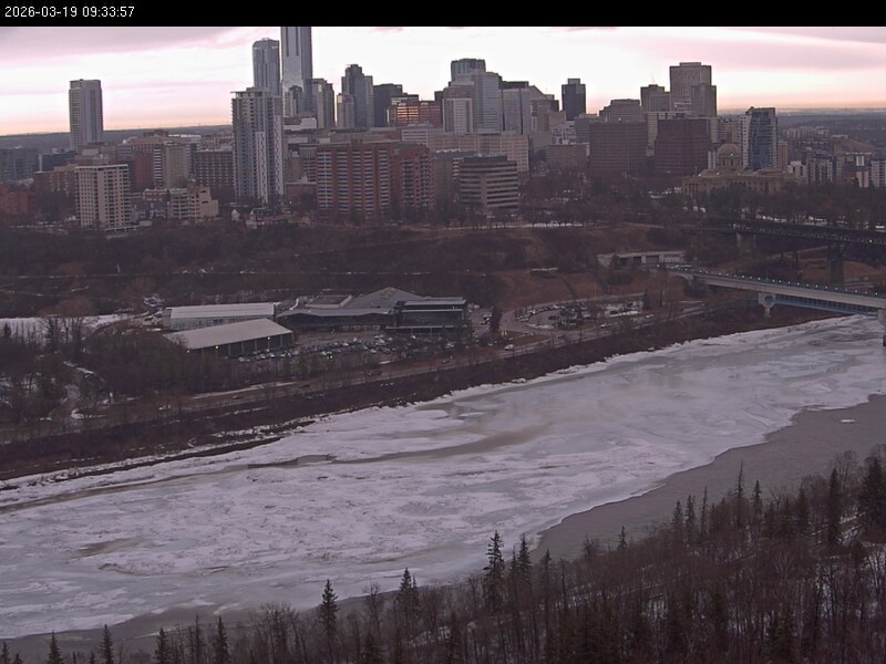 Archiv Foto Webcam Panoramablick auf das River Valley und die Skyline von Edmonton