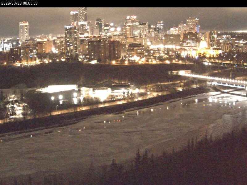 Archiv Foto Webcam Panoramablick auf das River Valley und die Skyline von Edmonton