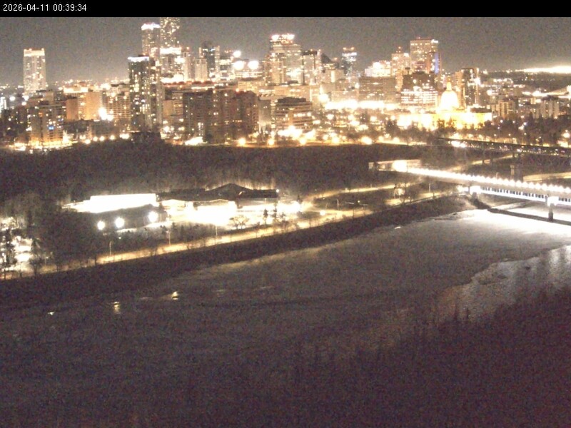Archiv Foto Webcam Panoramablick auf das River Valley und die Skyline von Edmonton