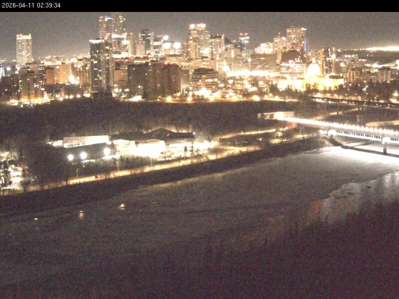 Archiv Foto Webcam Panoramablick auf das River Valley und die Skyline von Edmonton