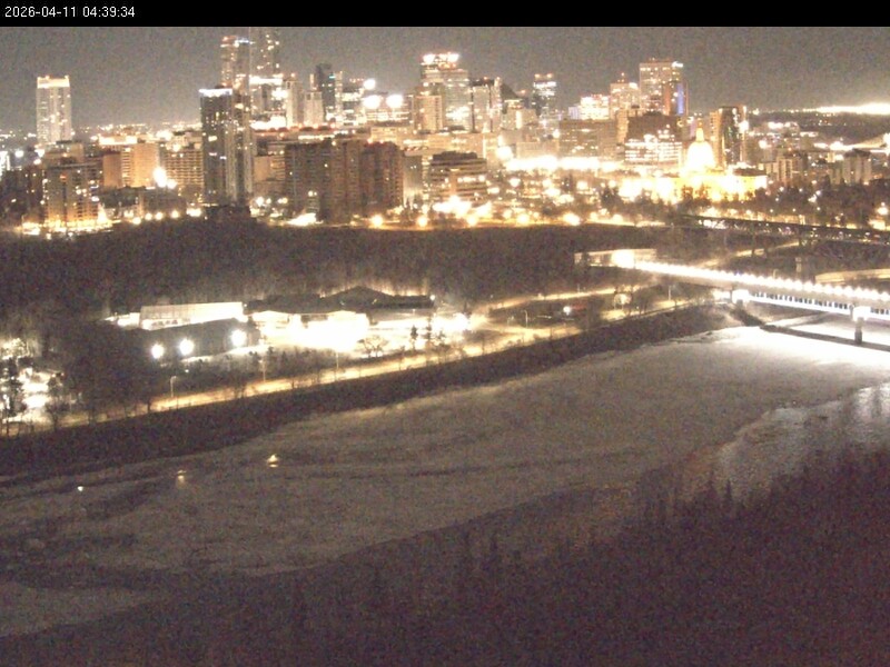 Archiv Foto Webcam Panoramablick auf das River Valley und die Skyline von Edmonton