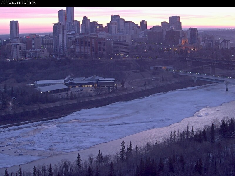 Archiv Foto Webcam Panoramablick auf das River Valley und die Skyline von Edmonton