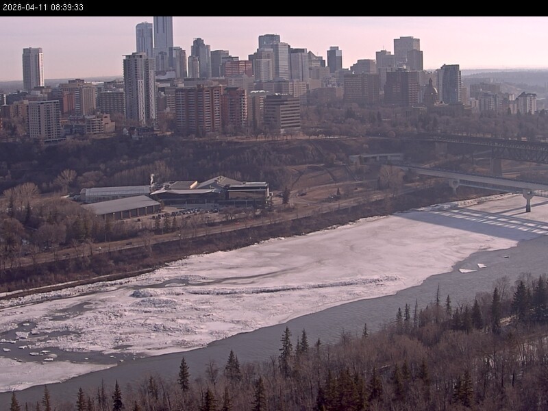 Archiv Foto Webcam Panoramablick auf das River Valley und die Skyline von Edmonton