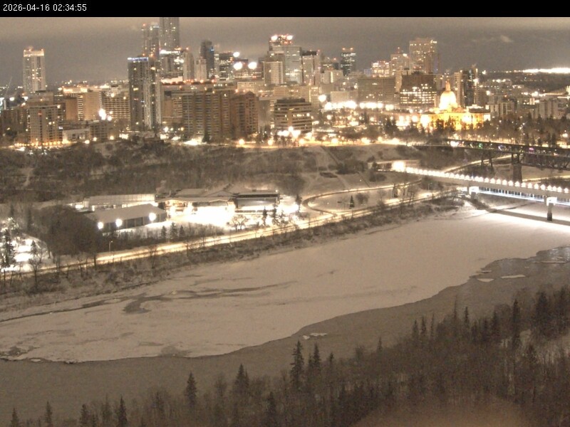 Archived image Webcam Edmonton: View Skyline