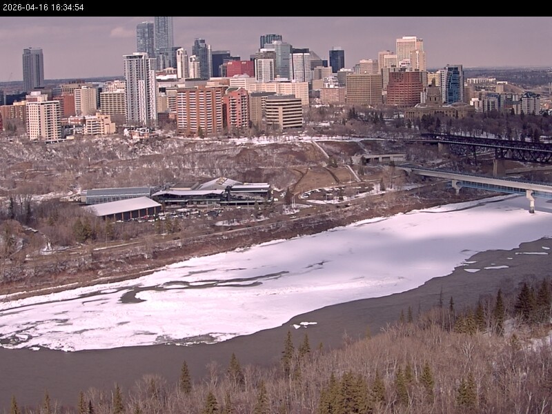 Archiv Foto Webcam Panoramablick auf das River Valley und die Skyline von Edmonton
