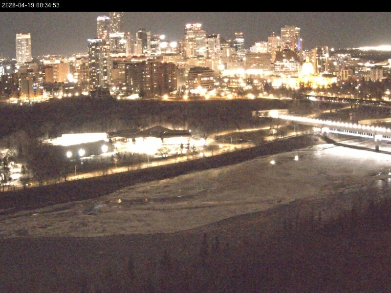Archiv Foto Webcam Panoramablick auf das River Valley und die Skyline von Edmonton