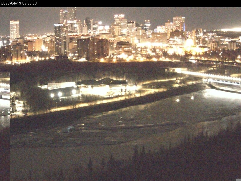 Archiv Foto Webcam Panoramablick auf das River Valley und die Skyline von Edmonton