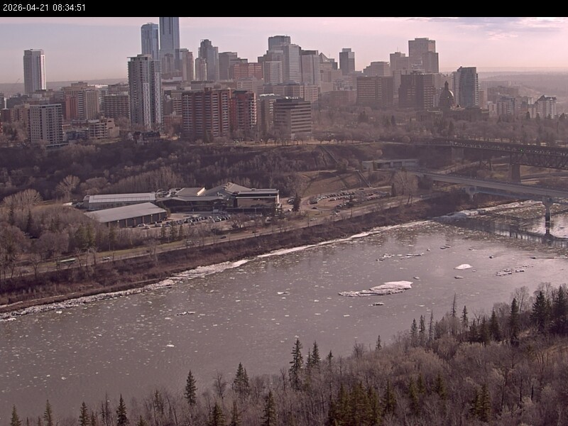 Archiv Foto Webcam Panoramablick auf das River Valley und die Skyline von Edmonton
