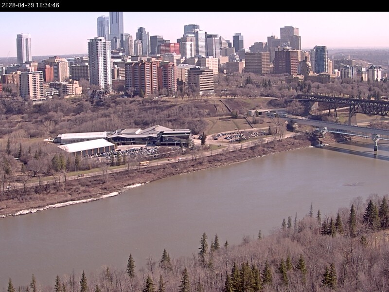 Archiv Foto Webcam Panoramablick auf das River Valley und die Skyline von Edmonton