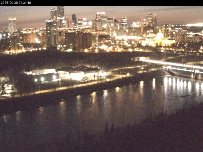 Archived image Webcam Edmonton: View Skyline