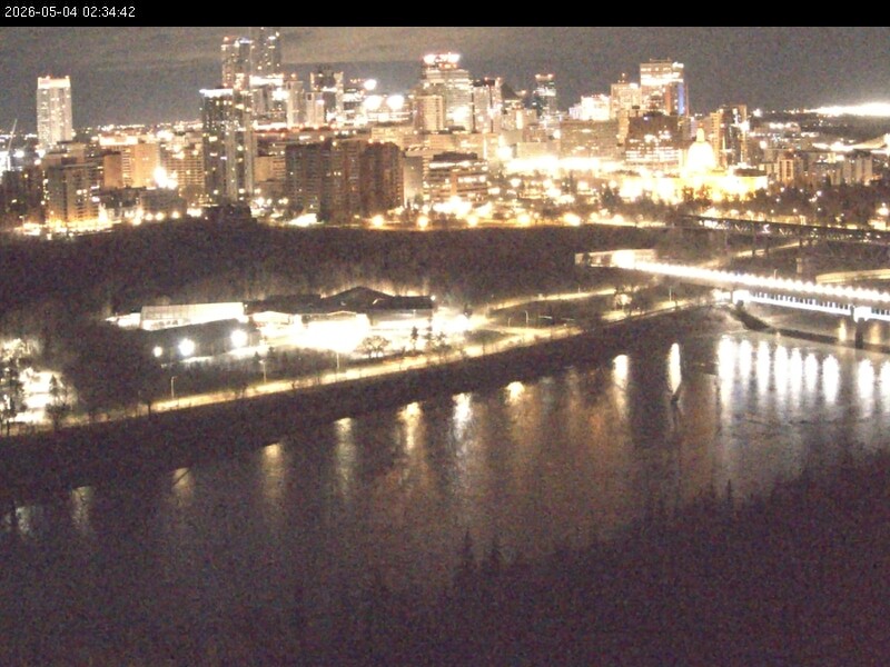 Archiv Foto Webcam Panoramablick auf das River Valley und die Skyline von Edmonton