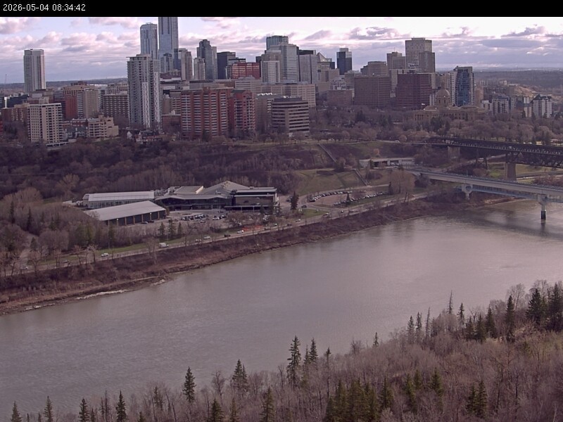 Archiv Foto Webcam Panoramablick auf das River Valley und die Skyline von Edmonton