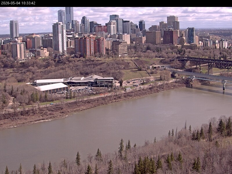 Archiv Foto Webcam Panoramablick auf das River Valley und die Skyline von Edmonton