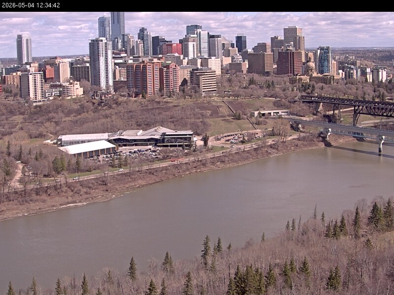 Archiv Foto Webcam Panoramablick auf das River Valley und die Skyline von Edmonton