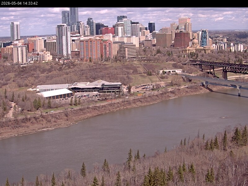 Archiv Foto Webcam Panoramablick auf das River Valley und die Skyline von Edmonton