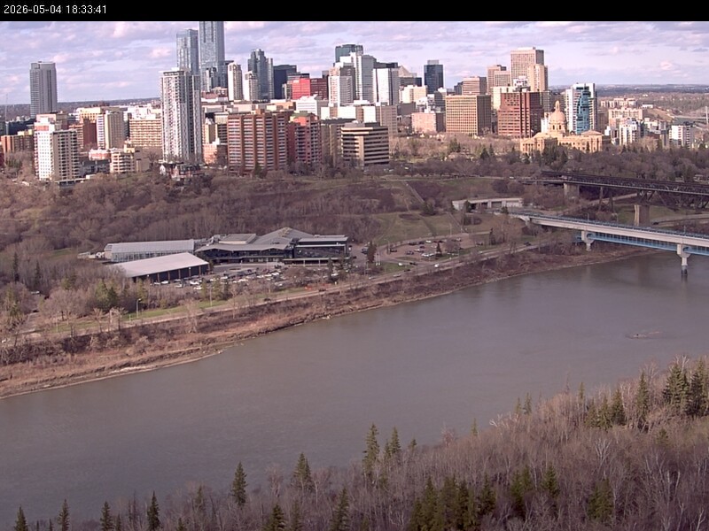 Archiv Foto Webcam Panoramablick auf das River Valley und die Skyline von Edmonton