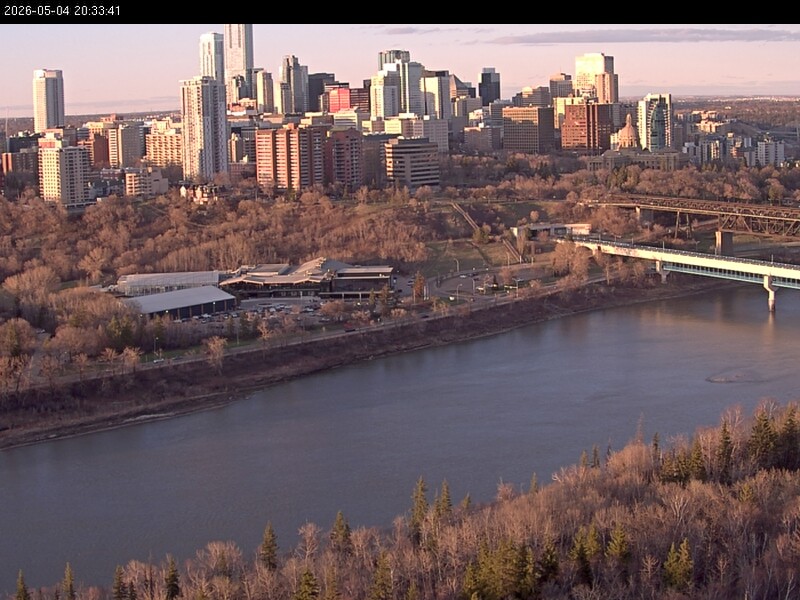 Archiv Foto Webcam Panoramablick auf das River Valley und die Skyline von Edmonton