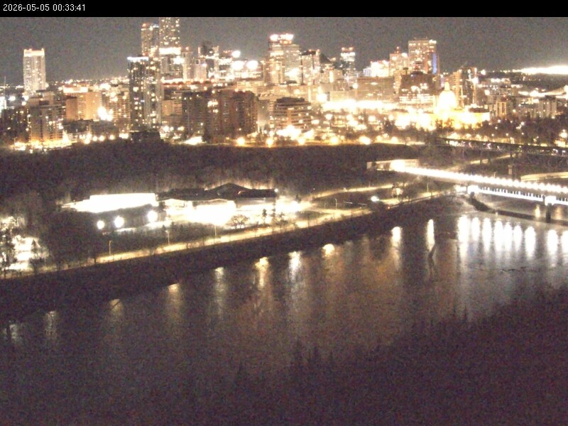 Archiv Foto Webcam Panoramablick auf das River Valley und die Skyline von Edmonton