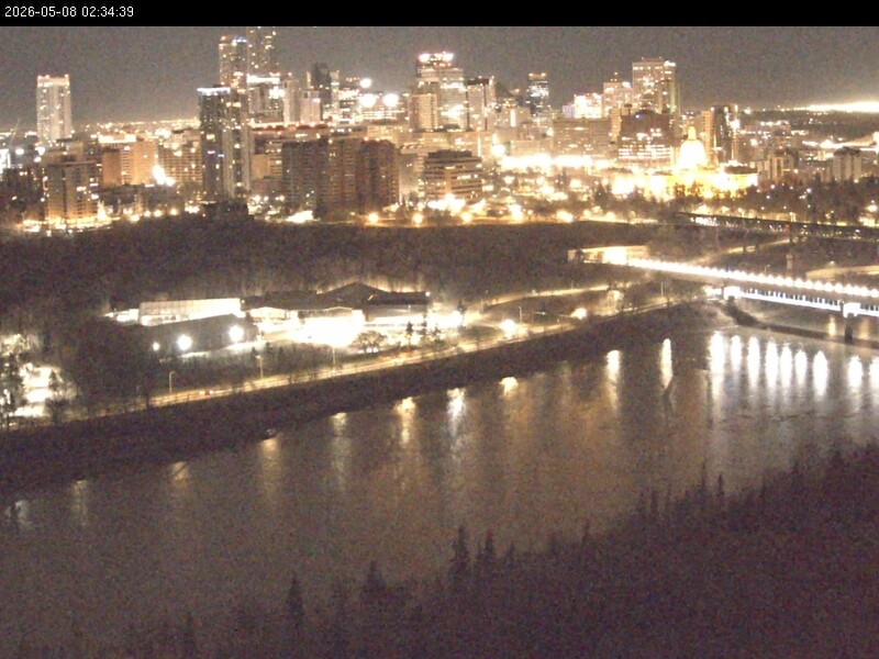 Archiv Foto Webcam Panoramablick auf das River Valley und die Skyline von Edmonton