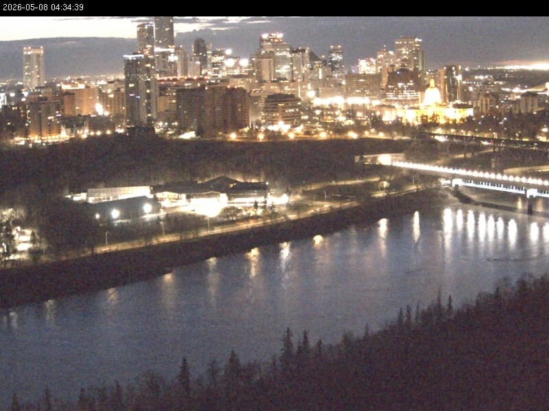 Archiv Foto Webcam Panoramablick auf das River Valley und die Skyline von Edmonton