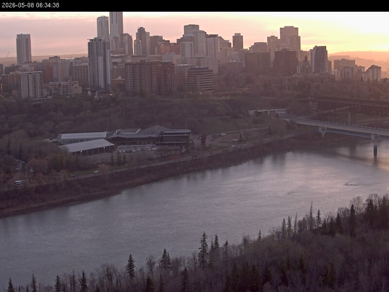 Archiv Foto Webcam Panoramablick auf das River Valley und die Skyline von Edmonton