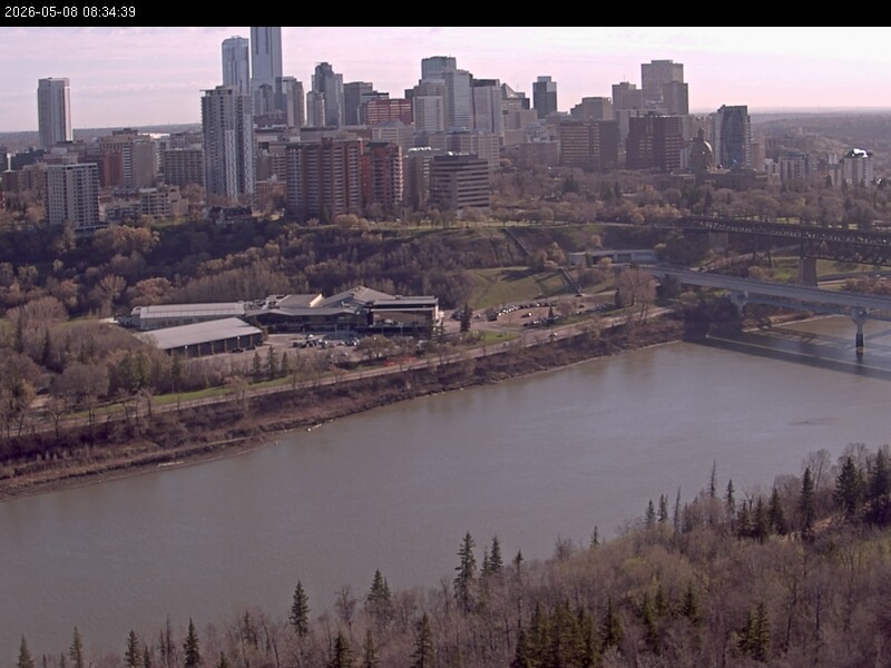 Archiv Foto Webcam Panoramablick auf das River Valley und die Skyline von Edmonton