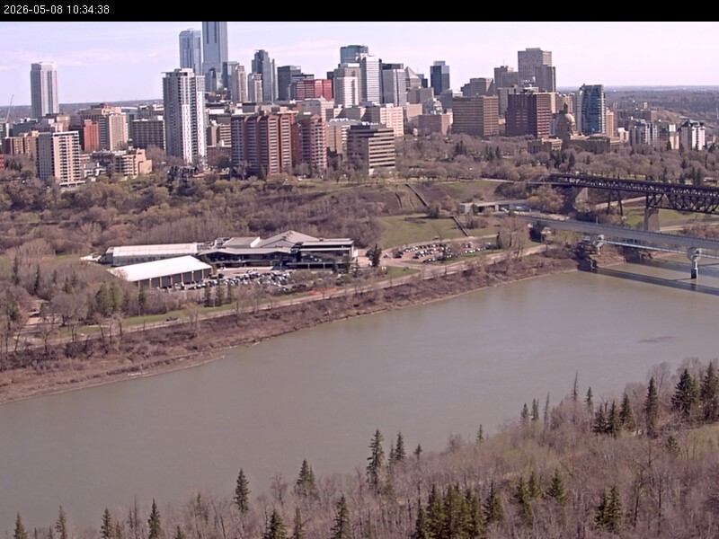 Archiv Foto Webcam Panoramablick auf das River Valley und die Skyline von Edmonton