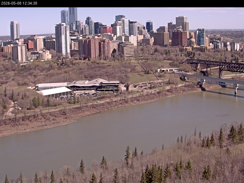 Archiv Foto Webcam Panoramablick auf das River Valley und die Skyline von Edmonton