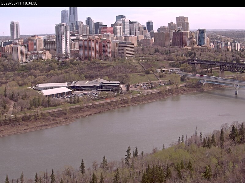 Archiv Foto Webcam Panoramablick auf das River Valley und die Skyline von Edmonton