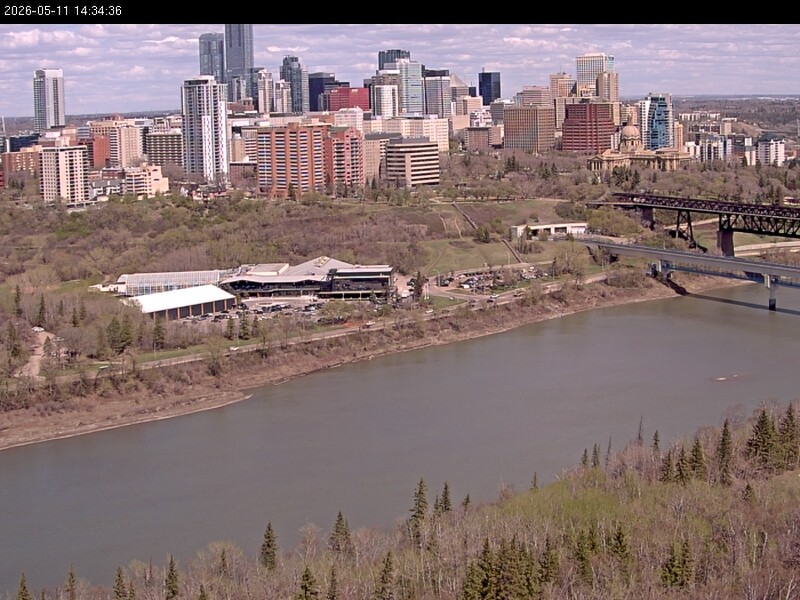 Archiv Foto Webcam Panoramablick auf das River Valley und die Skyline von Edmonton