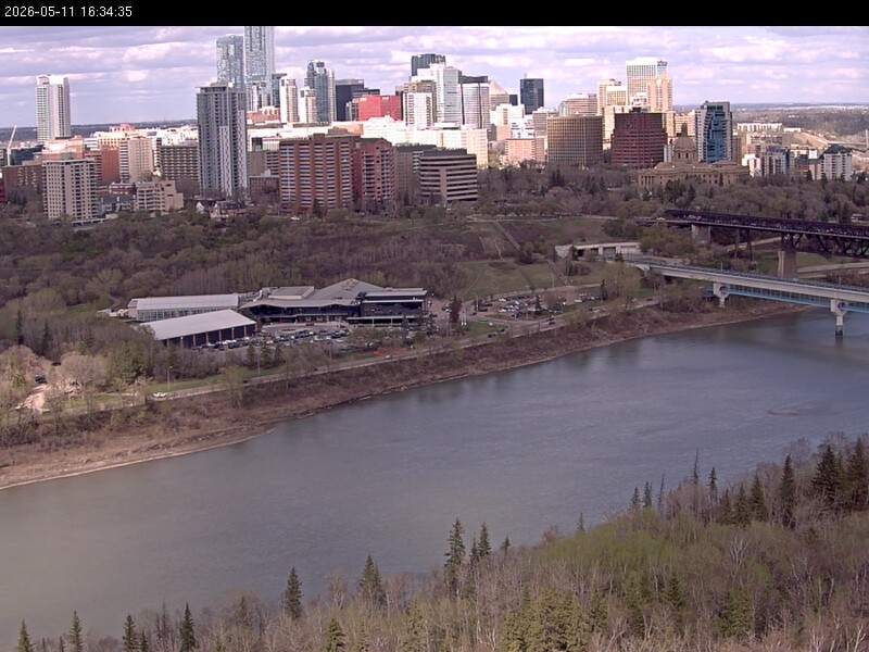 Archiv Foto Webcam Panoramablick auf das River Valley und die Skyline von Edmonton
