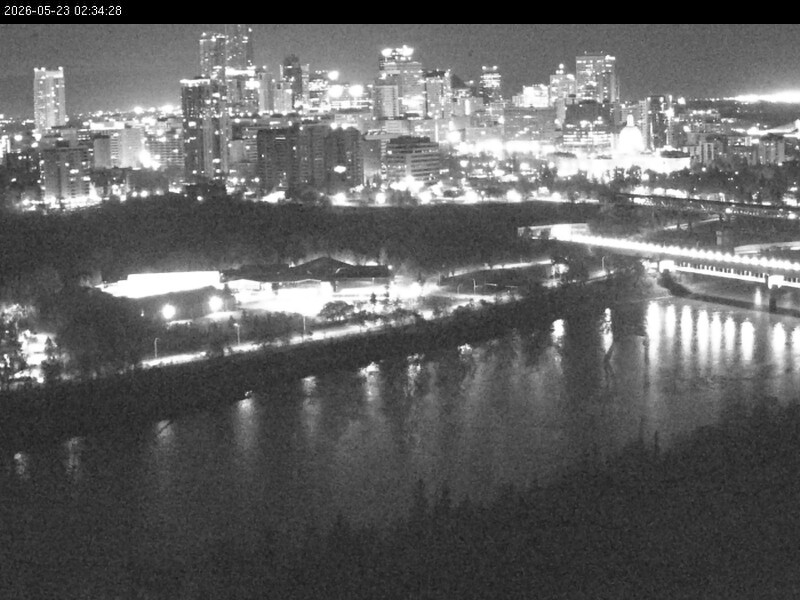 Archiv Foto Webcam Panoramablick auf das River Valley und die Skyline von Edmonton