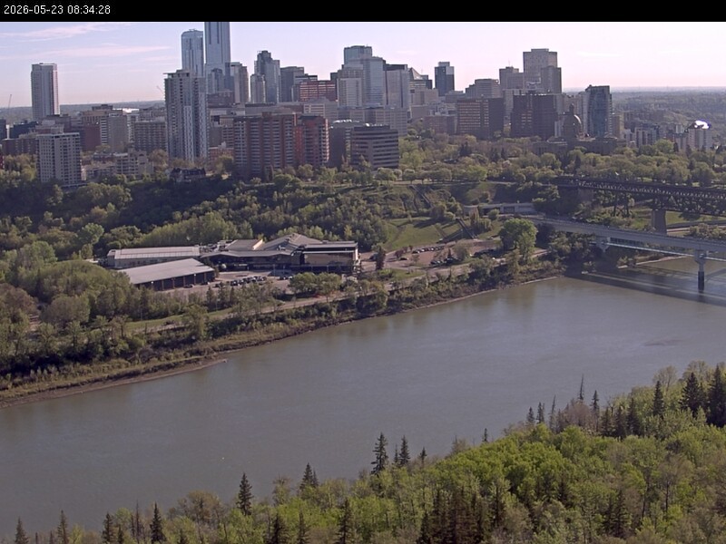 Archiv Foto Webcam Panoramablick auf das River Valley und die Skyline von Edmonton