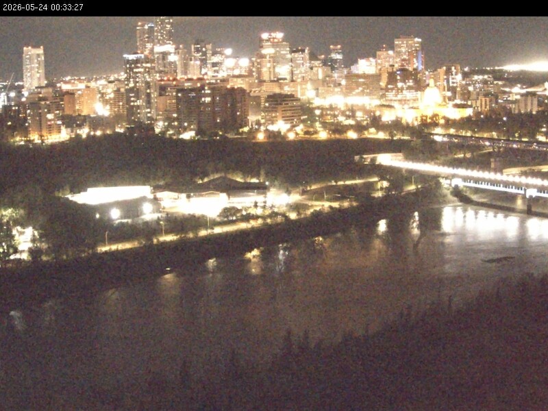 Archiv Foto Webcam Panoramablick auf das River Valley und die Skyline von Edmonton