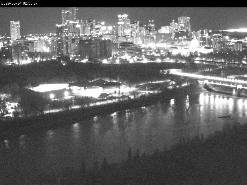 Archiv Foto Webcam Panoramablick auf das River Valley und die Skyline von Edmonton