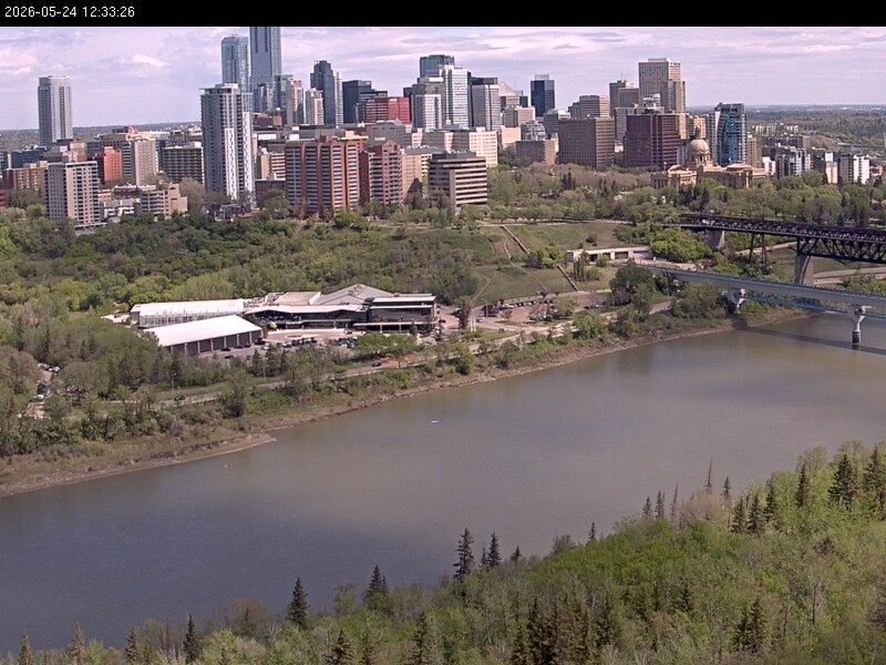 Archiv Foto Webcam Panoramablick auf das River Valley und die Skyline von Edmonton