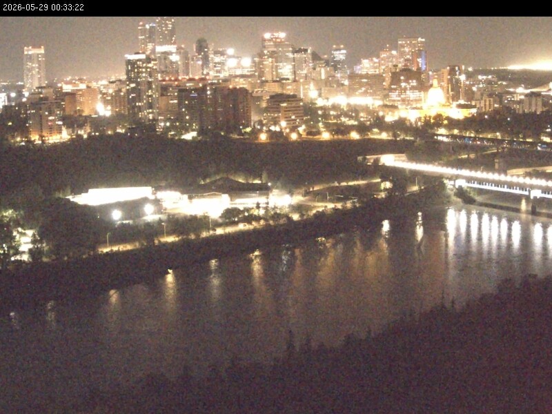 Archiv Foto Webcam Panoramablick auf das River Valley und die Skyline von Edmonton