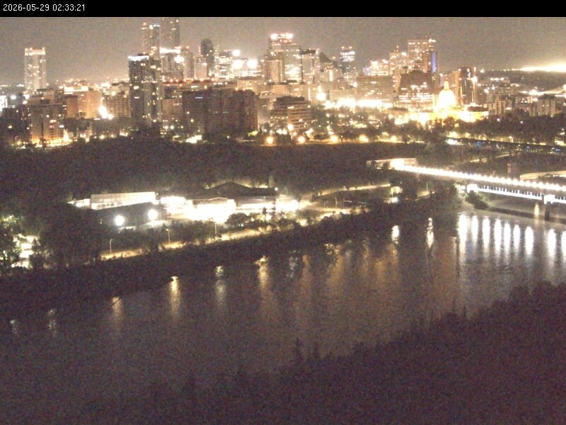 Archiv Foto Webcam Panoramablick auf das River Valley und die Skyline von Edmonton