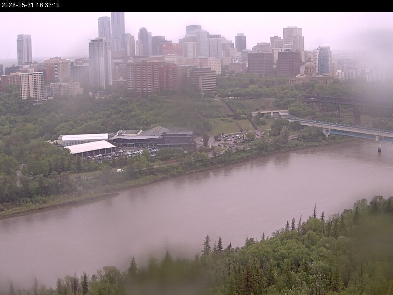 Archived image Webcam Edmonton: View Skyline